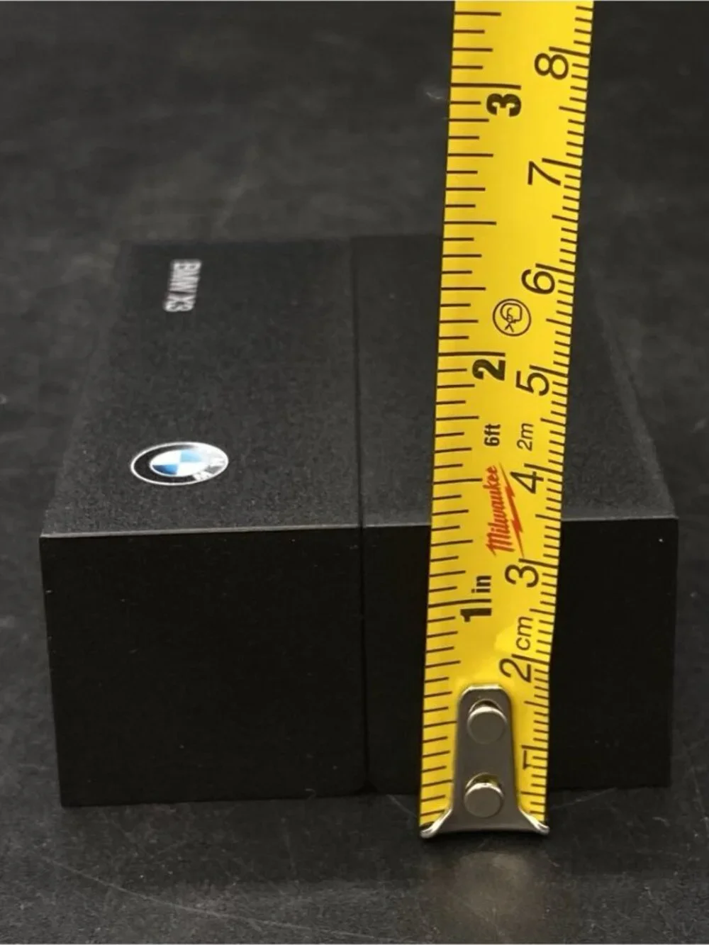 BMW X3 Blue Mini Car 1:87 Scale Miniature Black Box Folding Hidden READ